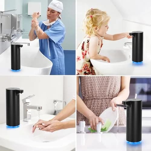 HOTBABY Automatic Hand Soap Dispenser Touchless Stainless Steel | Foaming, Rechargeable, Waterproof thumbnail 7