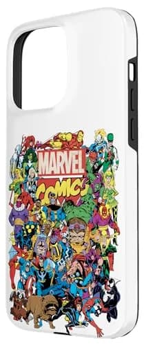 Marvel iPhone 15 Pro Max Marvel Comics Group Shot Case | Heavy Duty Protection thumbnail 2