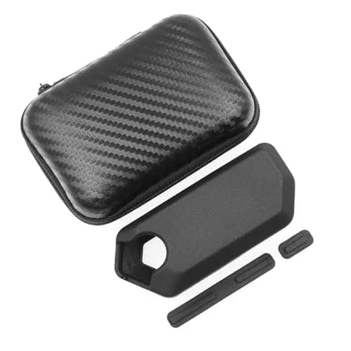 HCJYC 5-in-1 Flipper Zero Accessory Kit with Silicone Case & EVA Carry Case - Black Set thumbnail 4