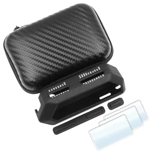 HCJYC 5-in-1 Flipper Zero Accessory Kit with Silicone Case & EVA Carry Case - Black Set thumbnail 5