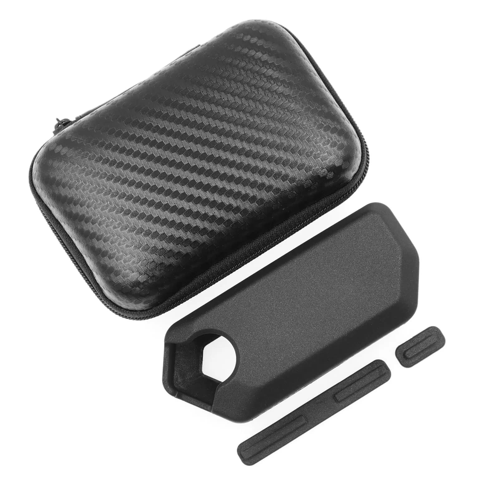 HCJYC 5-in-1 Flipper Zero Accessory Kit with Silicone Case & EVA Carry Case - Black Set - view 4