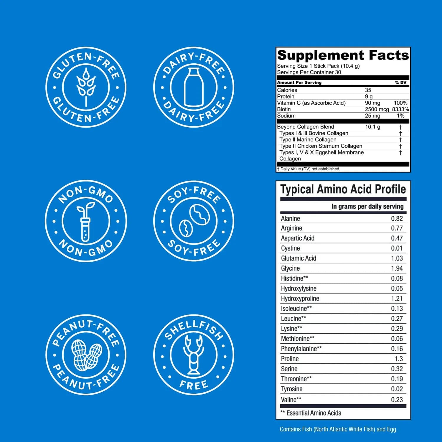 Live Conscious Beyond Collagen Peptides Powder Packets | Multi-Type Collagen for Hair Skin Nail & Joint Support - view 8