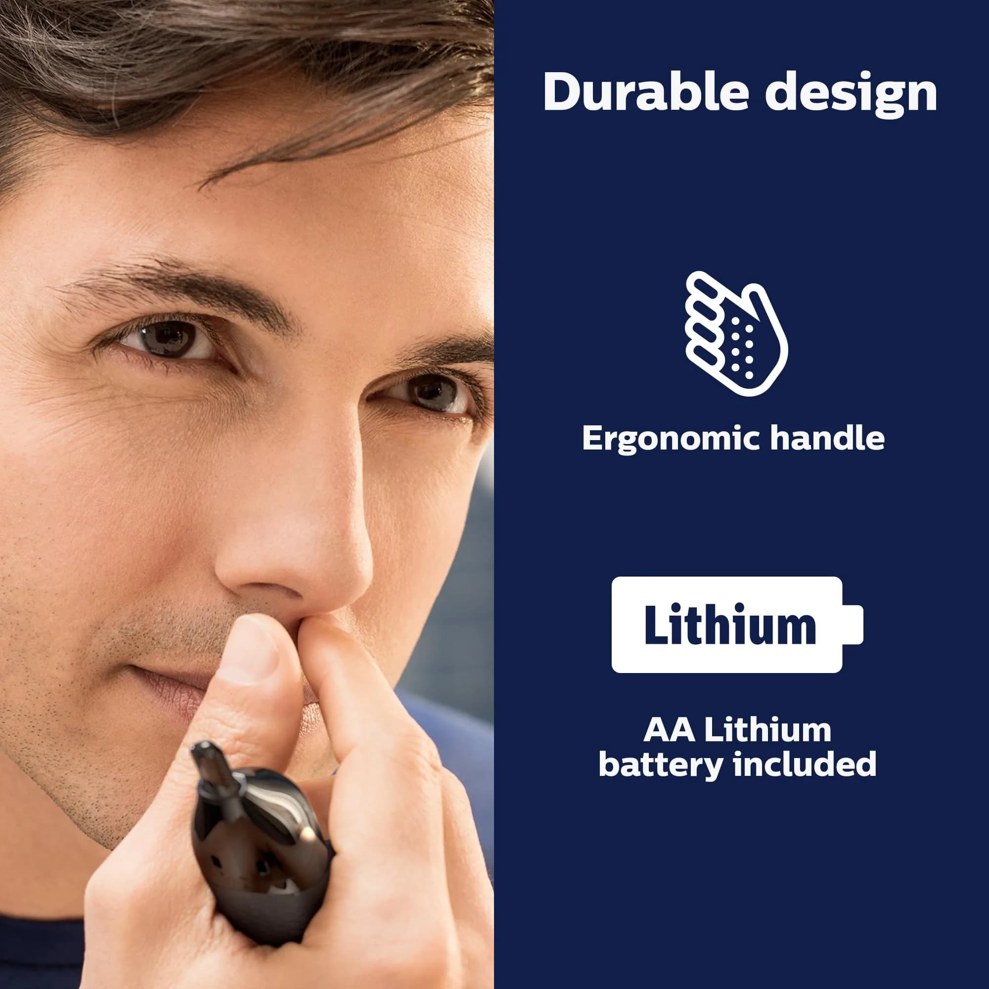 Philips Norelco Nose Trimmer 5000 for Men, NT5600/62 | Precision Grooming Kit with Protective Guard System - view 5