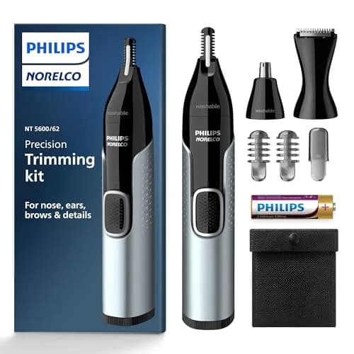 Philips Norelco Nose Trimmer 5000 for Men, NT5600/62 | Precision Grooming Kit with Protective Guard System - main product image