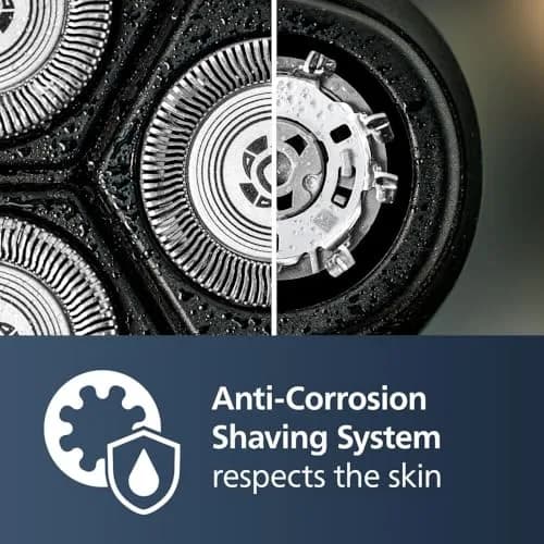 Philips Norelco 3900 Series Electric Shaver Storm Blue | Wet & Dry, Self-Sharpening Blades, 60 Min Battery thumbnail 5