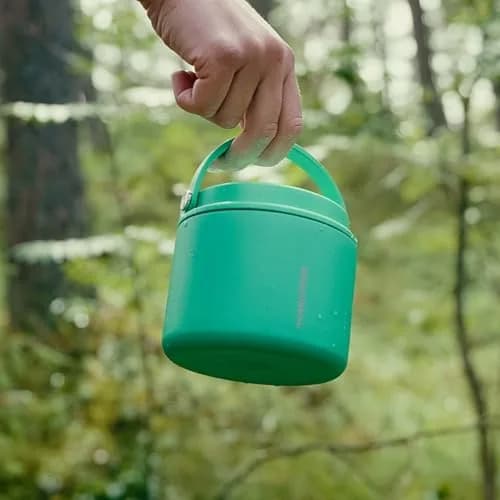 Hydrapeak 18oz (535ml) Stainless Steel Vacuum Insulated Food Jar | Hot Food & Cold Food, Wide Mouth Leak-Proof Soup Jar with Handle (Neon Crush) thumbnail 8