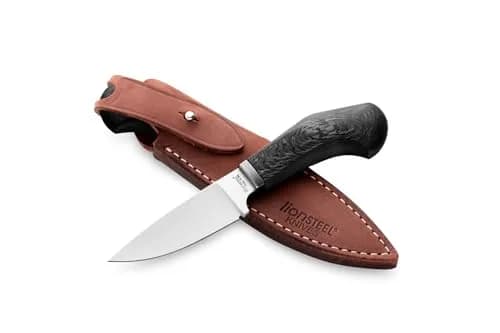 LionSteel WILLY Compact Fixed Blade Knife | Italian Design, M390 Steel, Carbon Fiber Handle thumbnail 1