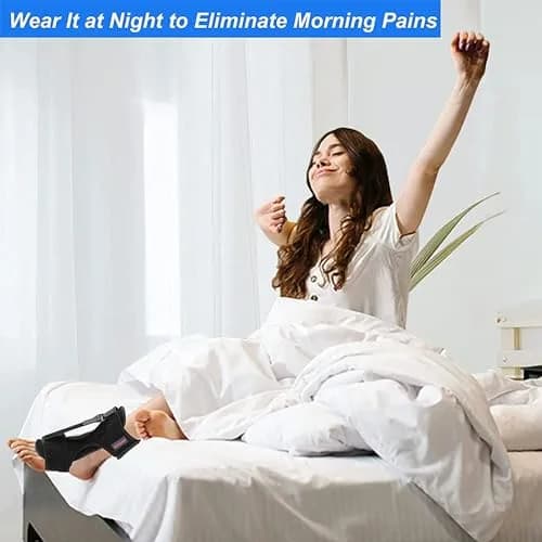 soulern Plantar Fasciitis Night Splint 2 Pack | Adjustable Dorsal Foot Orthotic for Heel Pain Relief thumbnail 6