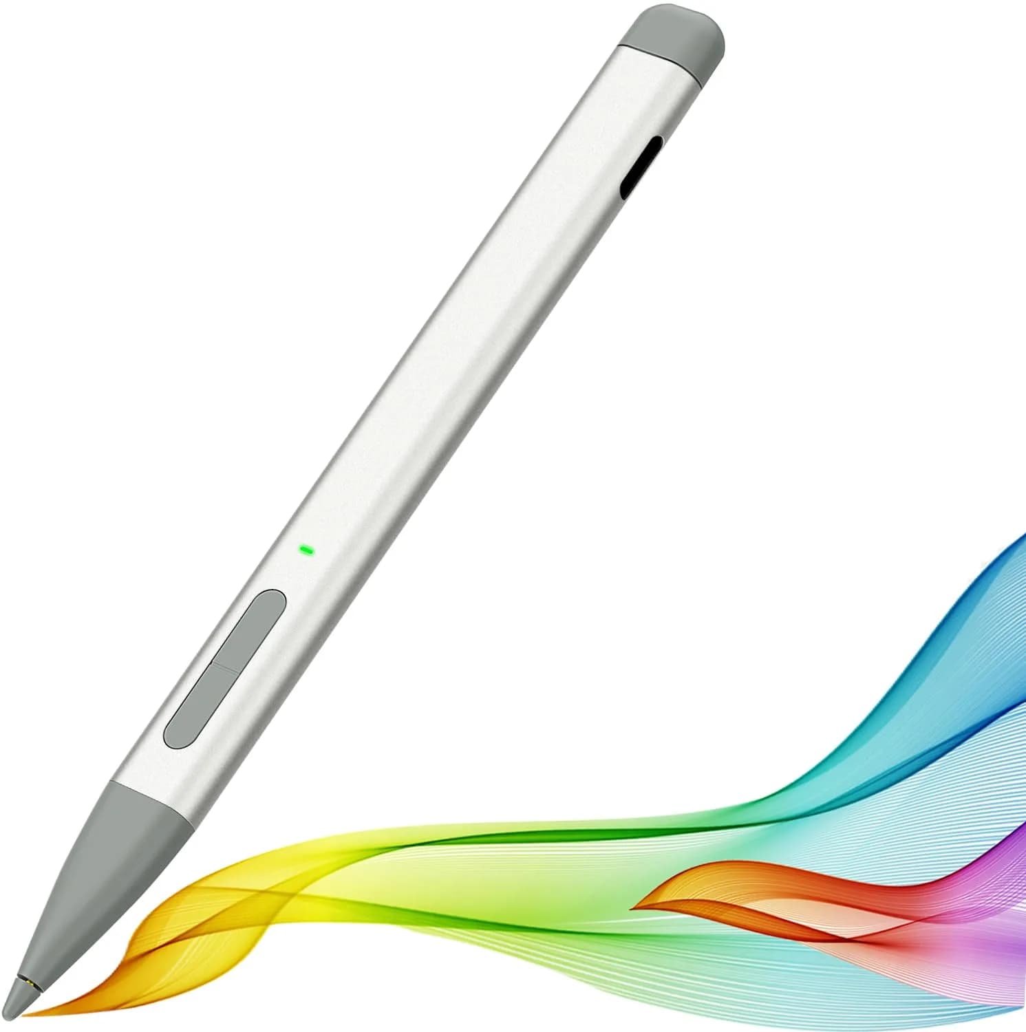 JvKzaen Slim Pen 2 for Microsoft Surface | 4096 Pressure, Eraser, Palm Rejection, Type-C Charge - main product image