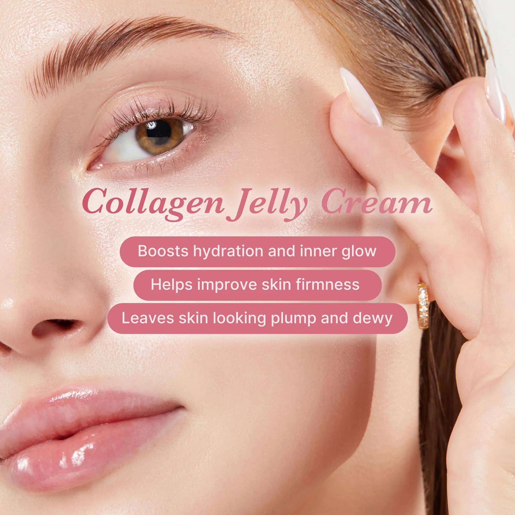 medicube Collagen Jelly Cream 110ml (3.71 Fl Oz) | Hydrates & Evens Skin Tone - view 7