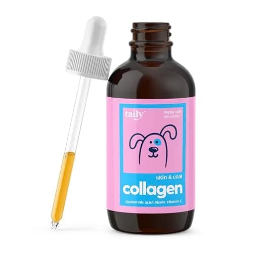 Taily Liquid Collagen for Dogs & Cats, 4 Fl Oz | Itch & Coat Support with Grass Fed Collagen thumbnail 1
