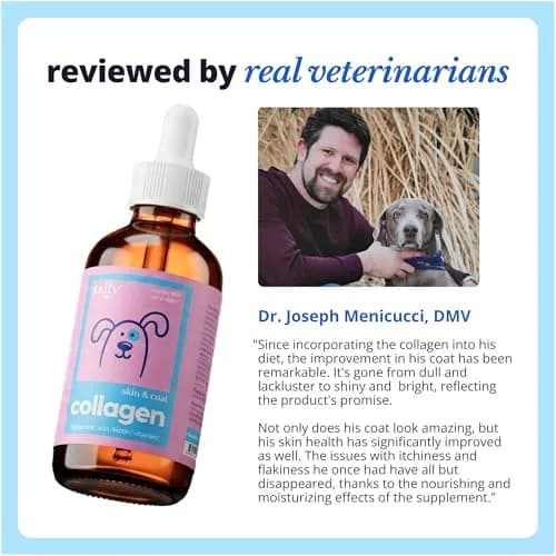 Taily Liquid Collagen for Dogs & Cats, 4 Fl Oz | Itch & Coat Support with Grass Fed Collagen thumbnail 4