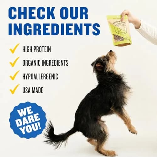 Winnie Lou Organic Jerky Dog Treats Bison Liver Tidbits 2 Pack | All Natural, Human Grade Dog Jerky thumbnail 2