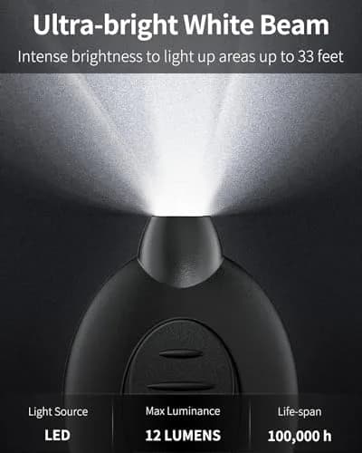 Uniclife 5 Pack LED Keychain Flashlight | Ultra-Bright 12 Lumens, Portable & Durable thumbnail 2