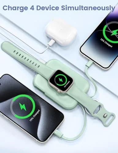 RORRY CharmGo Portable Charger 5000mAh | Compact Power Bank with Wireless Charging thumbnail 4