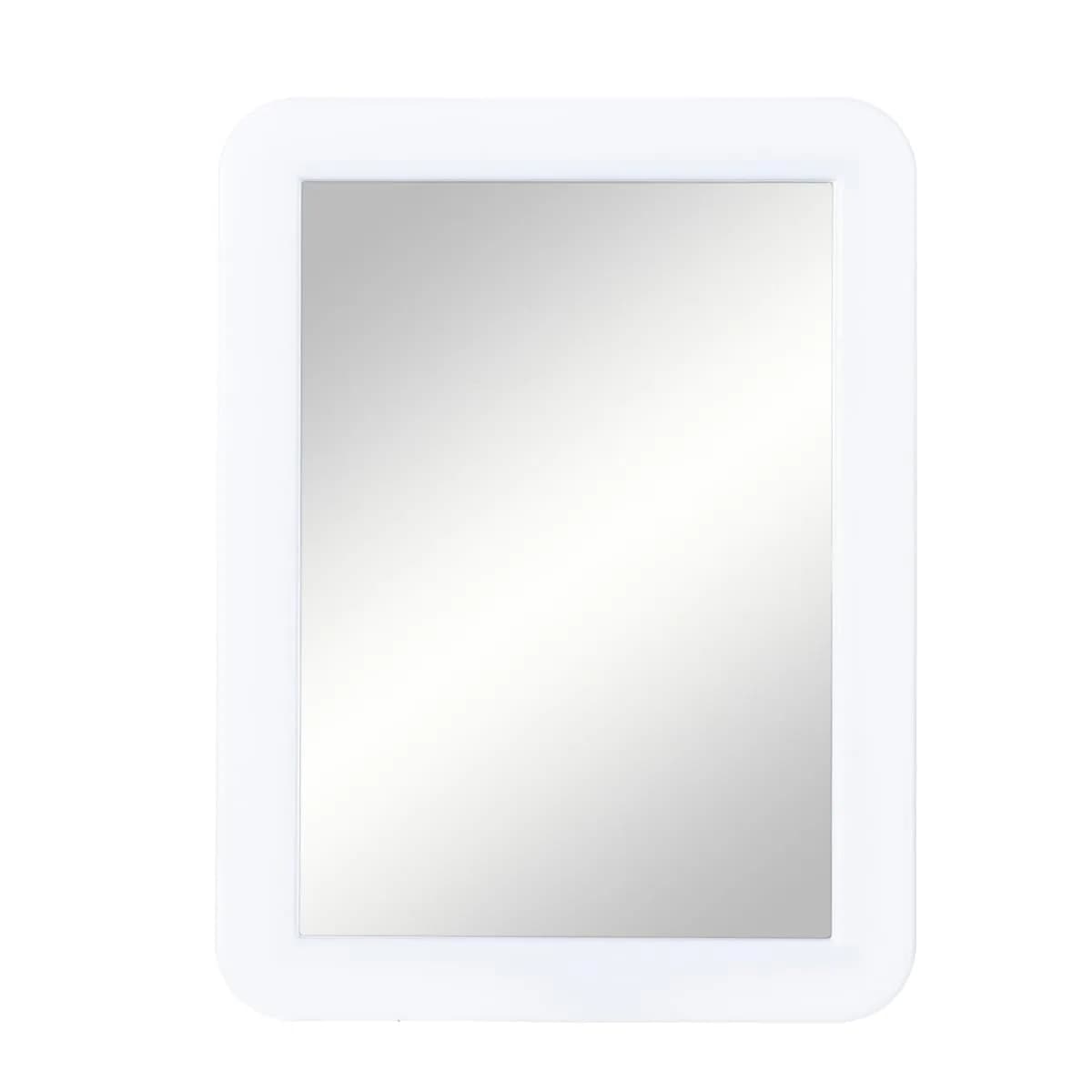 ARTLYMERS Locker Mirror Magnetic 5x7 Real Glass White | Compact Locker Accessory
