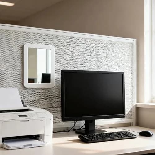 ARTLYMERS Locker Mirror Magnetic 5x7 Real Glass White | Compact Locker Accessory thumbnail 7