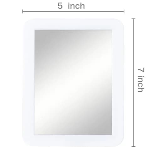 ARTLYMERS Locker Mirror Magnetic 5x7 Real Glass White | Compact Locker Accessory thumbnail 3
