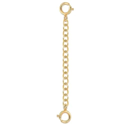 LANCHARMED 18K Solid Gold Extender for Necklace Bracelet 2 Inches | Durable Adjustable Chain for Women thumbnail 1
