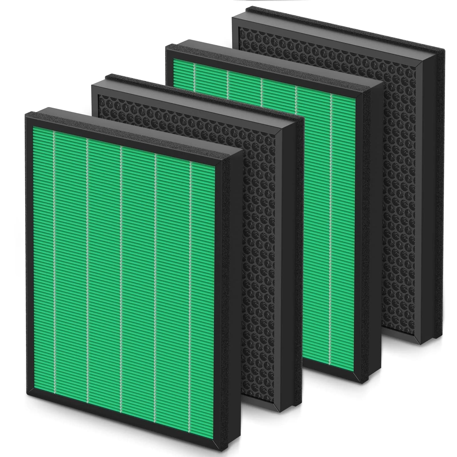 Cabiclean 400/400S Replacement Filter for Coway AIRMEGA Max2 400 400S Air Purifier 2-Pack | True HEPA & Activated Carbon Filtration