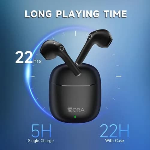 1 Hora Bluetooth 5.3 Wireless Earbuds with Charging Case | 22 Hours Playtime thumbnail 2