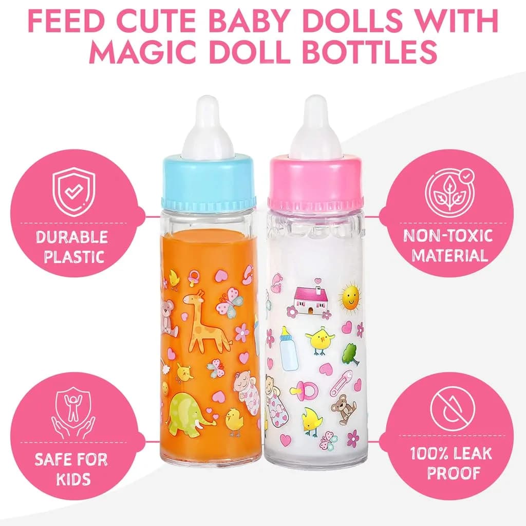 fash n kolor My Sweet Baby Disappearing Doll Feeding Set 6 Piece | Ages 3+ - view 6