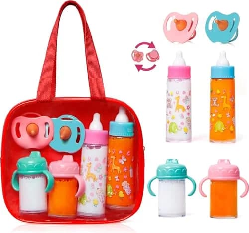 fash n kolor My Sweet Baby Disappearing Doll Feeding Set 6 Piece | Ages 3+ thumbnail 1