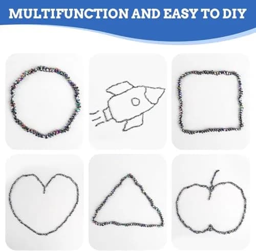 Matassari 550pcs Magnetic Balls Fidget Toy Set | Non-Toxic, BPA-Free, ASTM-Tested thumbnail 6