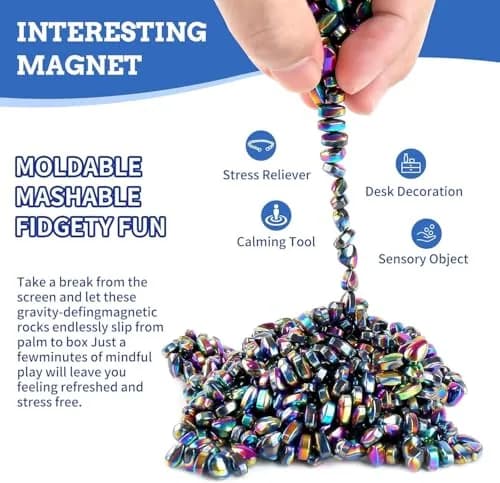 Matassari 550pcs Magnetic Balls Fidget Toy Set | Non-Toxic, BPA-Free, ASTM-Tested thumbnail 2