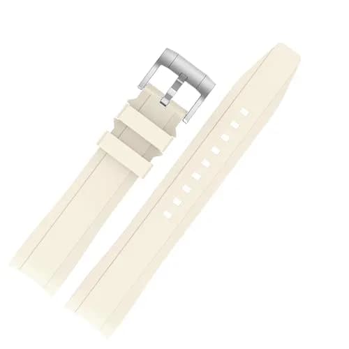 Tovimall 20mm Silicone Watch Band for Omega x Swatch Moonswatch | Starlight thumbnail 1