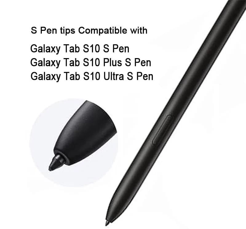 Befzygwk S Pen Tips Replacement for Samsung Galaxy Tab S9 Ultra/S9+/S9 FE 10 Pcs | Stylus Nibs for Accurate Writing - view 3