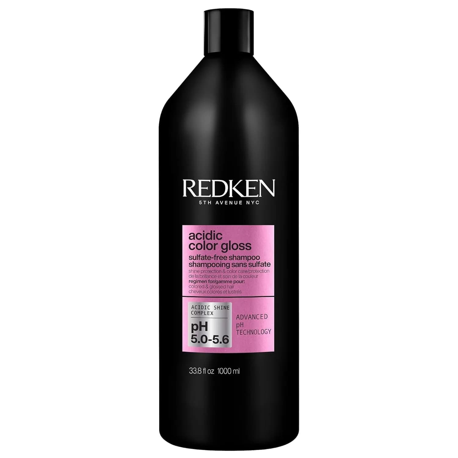 Redken Acidic Color Gloss Shampoo – 1000ml (33.8 Fl Oz) | Seals Cuticle & Locks Shine - main product image