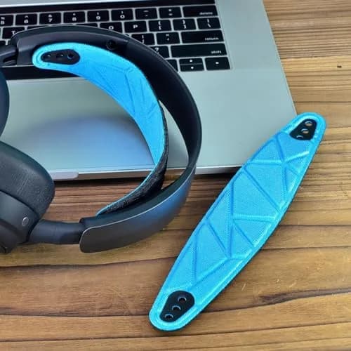 XBERSTAR Headband Strap Band for SteelSeries Arctis Nova Pro/7P/7X in Blue | Breathable Fabric, Easy Replacement, Scratch Protection thumbnail 3