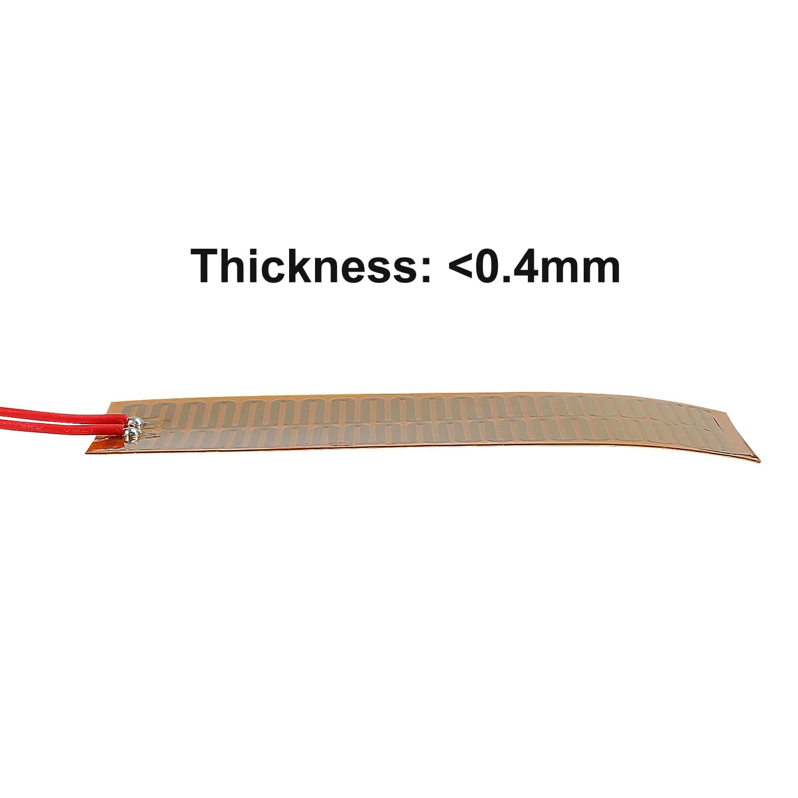 Coliao 24V 30W Polyimide Heater Film 45mmx100mm (6-Pack) | Flexible Adhesive Heating Elements - view 4