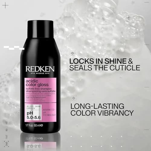 Redken Acidic Color Gloss Shampoo – 50ml (1.7 Fl Oz) | Shine For Color-Treated Hair thumbnail 3
