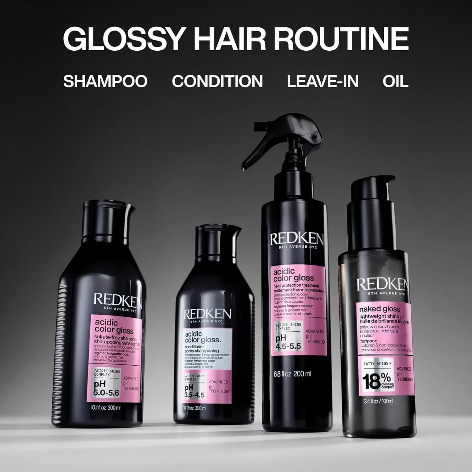 Redken Acidic Color Gloss Shampoo – 50ml (1.7 Fl Oz) | Shine For Color-Treated Hair - view 4