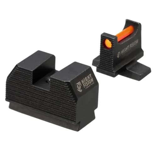 Night Fision Optic Fiber Sight Set for Sig Sauer P320/P365 | Green Front, .345-.332 Height, CNC Steel, Optics Ready thumbnail 1