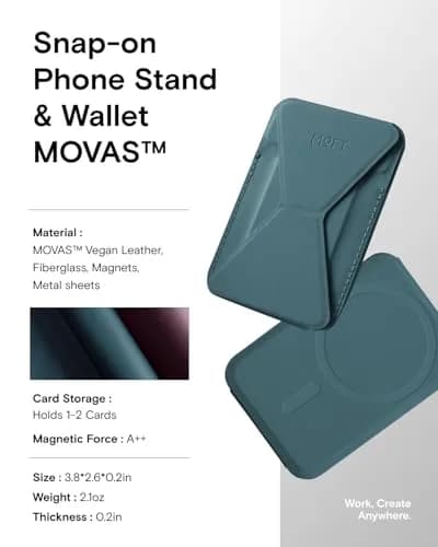 MOFT Magnetic Wallet Stand Compatible with iPhone 18/17/16/15/14/13 Series | Slim 3-in-1 MagSafe Stand & Wallet thumbnail 6