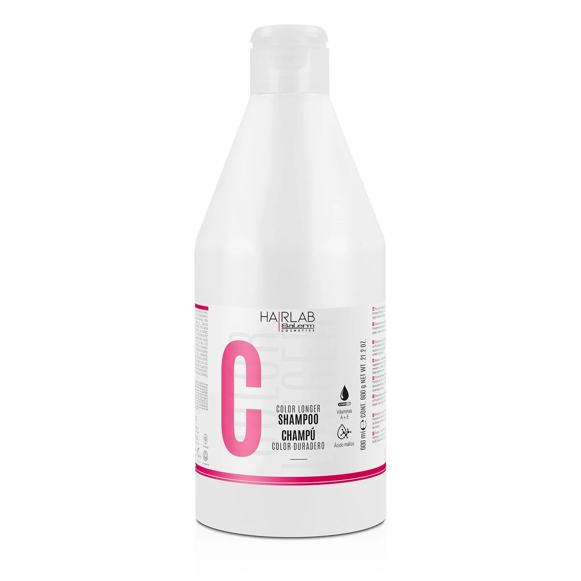 Salerm Gray 600 ml Shampoo | Color Sealing & Nourishing with Provitamin B5 - main product image