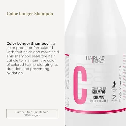 Salerm Gray 600 ml Shampoo | Color Sealing & Nourishing with Provitamin B5 thumbnail 2