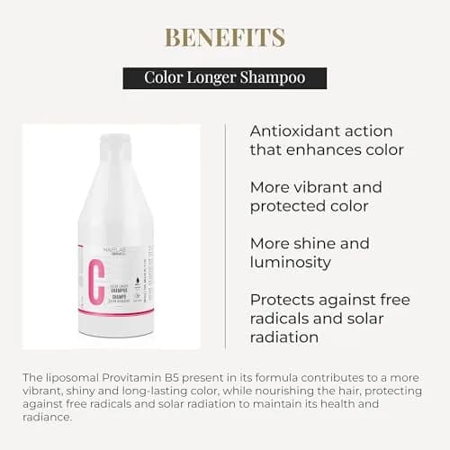 Salerm Gray 600 ml Shampoo | Color Sealing & Nourishing with Provitamin B5 thumbnail 3