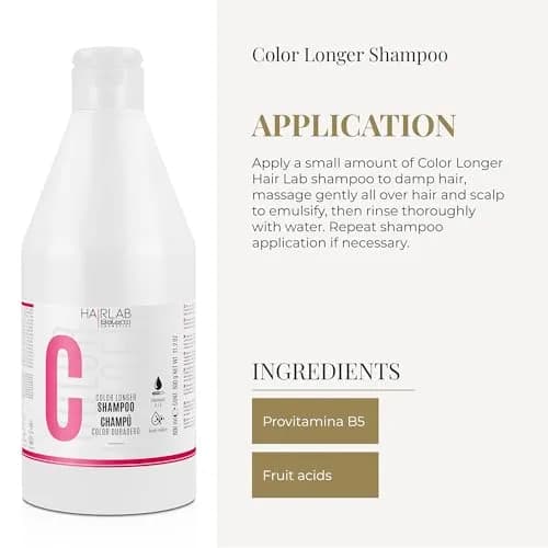 Salerm Gray 600 ml Shampoo | Color Sealing & Nourishing with Provitamin B5 thumbnail 4