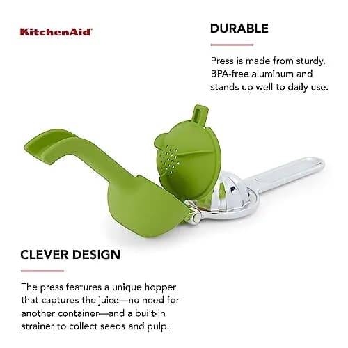 KitchenAid Citrus Juice Press Squeezer 8 Inch | Effortless Lemon & Lime Juicing, BPA-Free Aluminum thumbnail 4