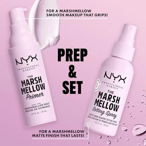 NYX PROFESSIONAL MAKEUP Marshmellow Matte Setting Spray 60ml (2.03 Fl Oz) | Vegan Formula for 16HR Makeup Wear thumbnail 4