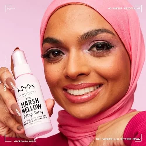 NYX PROFESSIONAL MAKEUP Marshmellow Matte Setting Spray 60ml (2.03 Fl Oz) | Vegan Formula for 16HR Makeup Wear thumbnail 3