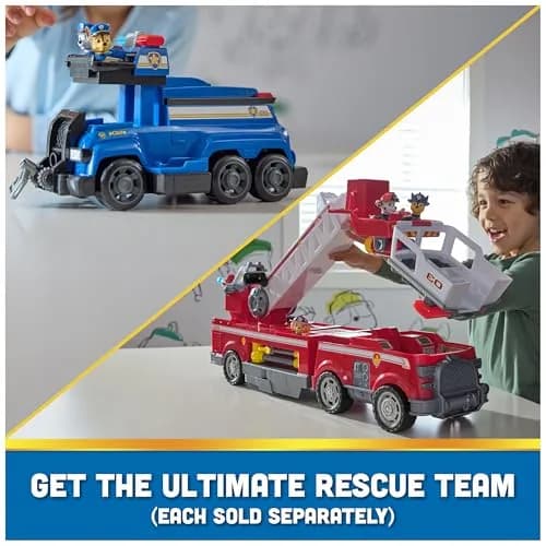 Paw Patrol Team Cruiser Vehicle with 6 Collectible Pup Figures | ASTM-Tested Toy Playset for Kids 3+ thumbnail 6