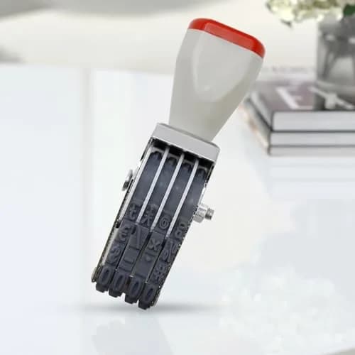 EATAKWARD 4 Digit Number Stamp, Adjustable Rotating Price Tag Stamp 2.11 cm (0.83 x 0.83 inches) | Business Price Tagging thumbnail 5