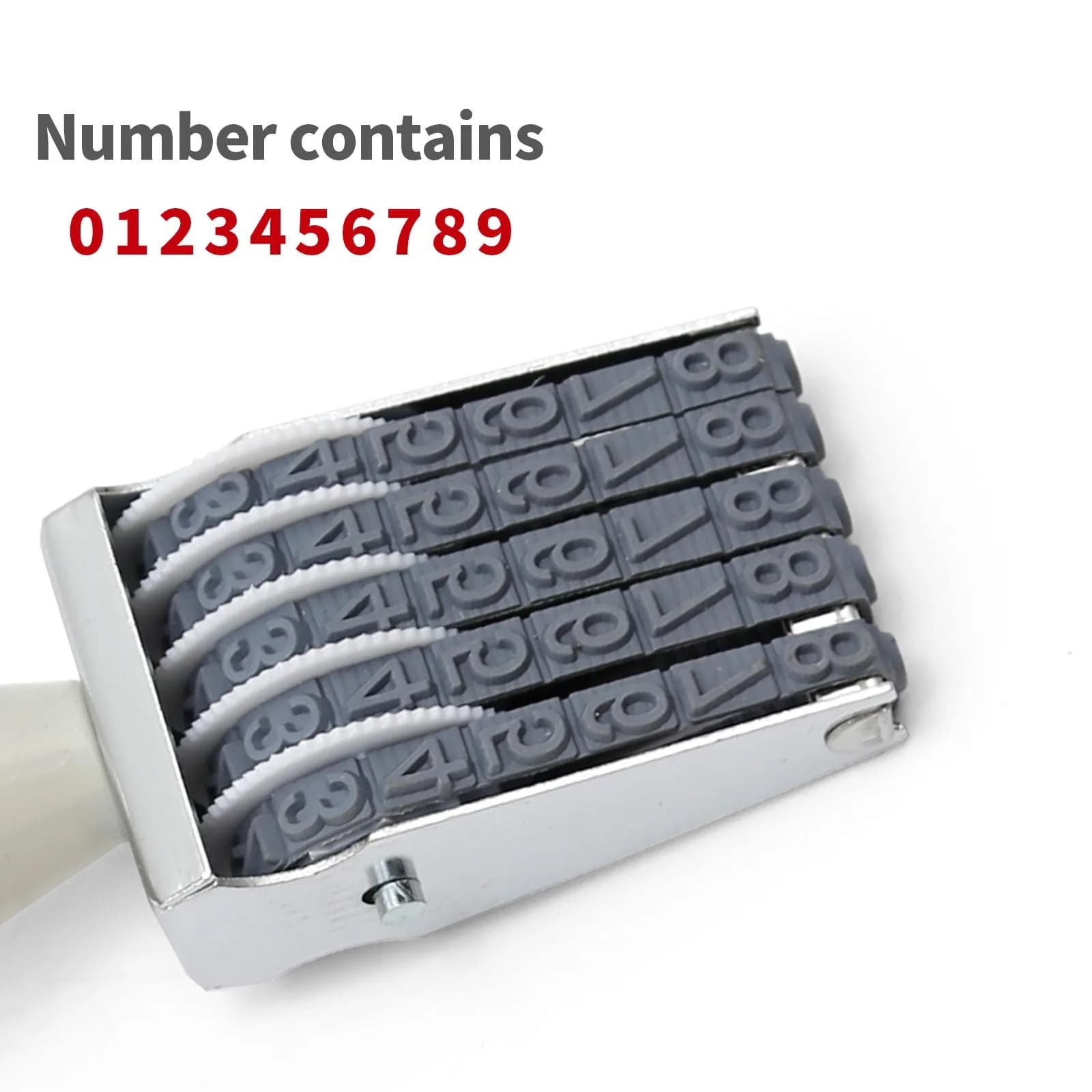 EATAKWARD 5 Digit Number Stamp 2.1 cm (0.83 in) | Adjustable Price Tag Roller Stamp - view 7
