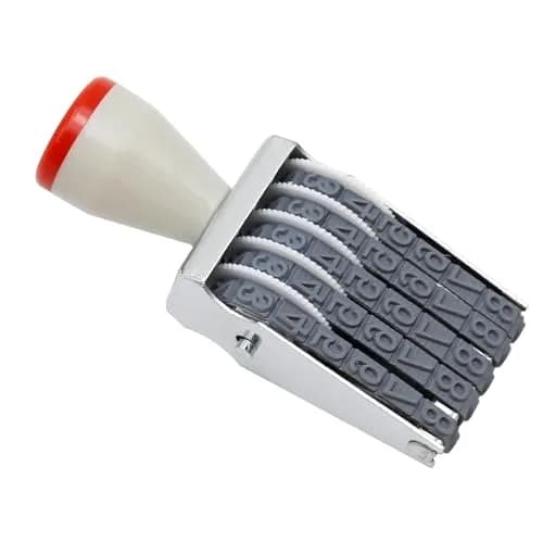 EATAKWARD 5 Digit Number Stamp 2.1 cm (0.83 in) | Adjustable Price Tag Roller Stamp thumbnail 1