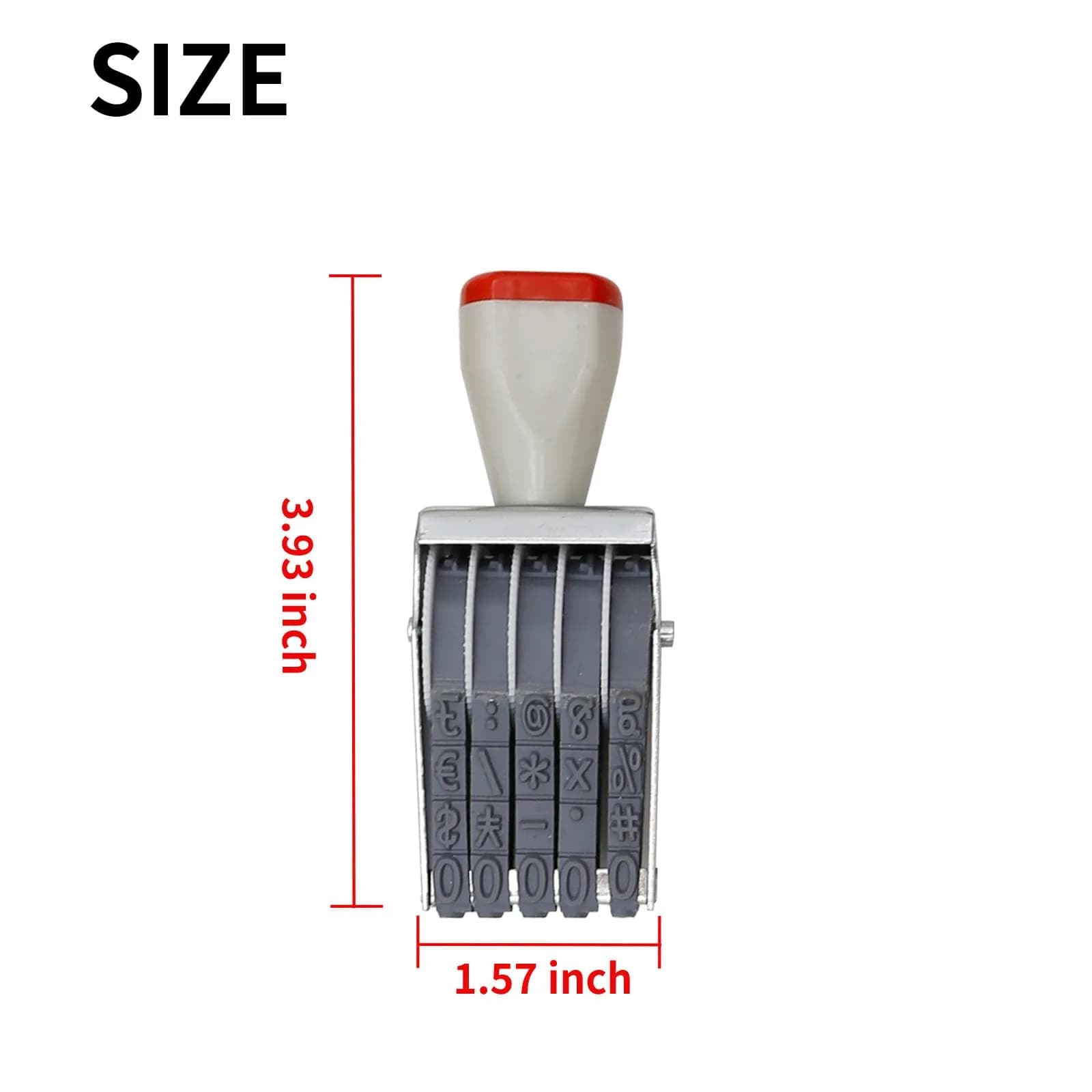 EATAKWARD 5 Digit Number Stamp 2.1 cm (0.83 in) | Adjustable Price Tag Roller Stamp - view 4